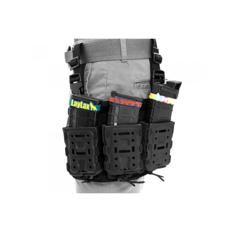 Laylax Battle Style Wide Drop Leg Panel (Black)