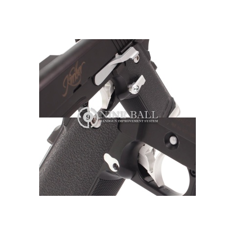 Laylax Nine Ball Custom Extended Magazine Release for Tokyo Marui Hi-Capa Series Airsoft GBB Pistols