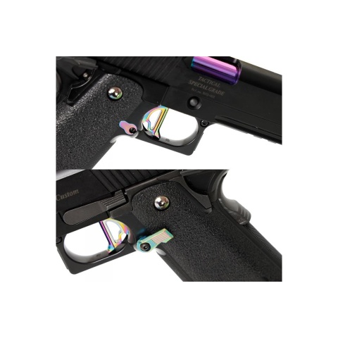 Laylax Nine Ball Tokyo Marui Hi-Capa Custom Magazine Catch (Color: Heat Gradation)