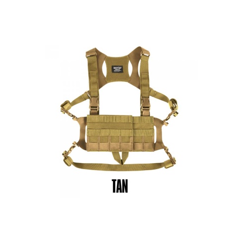 Laylax Compact Minimalist MOLLE Chest Rig (Tan)