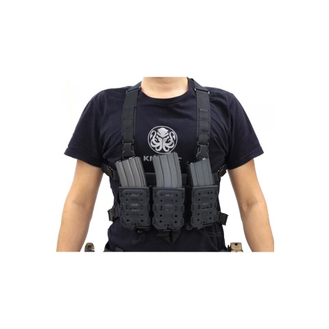 Laylax Compact Minimalist MOLLE Chest Rig (Tan)