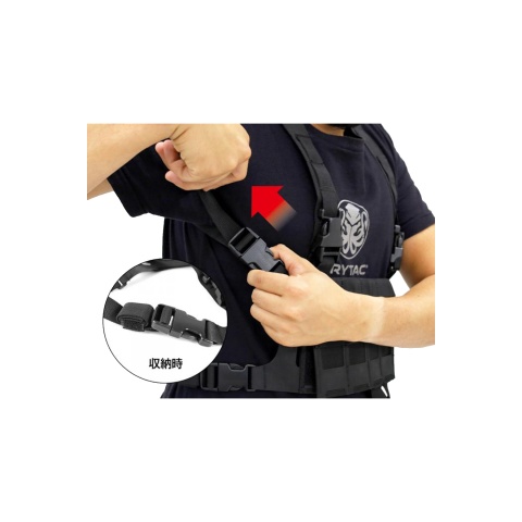 Laylax Compact Minimalist MOLLE Chest Rig (Tan)