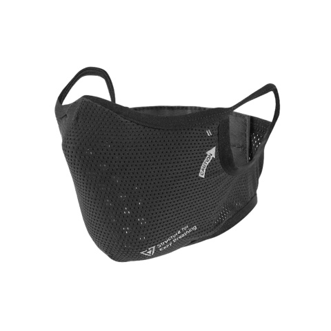 Laylax Small - Medium AeroFlex Face Guard (Color: Black)