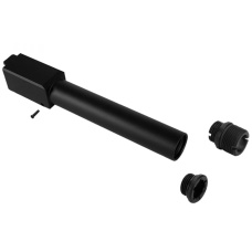 Laylax 2 Way Fixed Non-Recoiling Outer Barrel for Umarex Glock 17 Gen 4 (Color: Black)