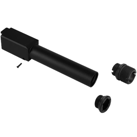 Laylax 2 Way Fixed Non-Recoiling Outer Barrel for Umarex Glock 19X Gen 5 (Color: Black)