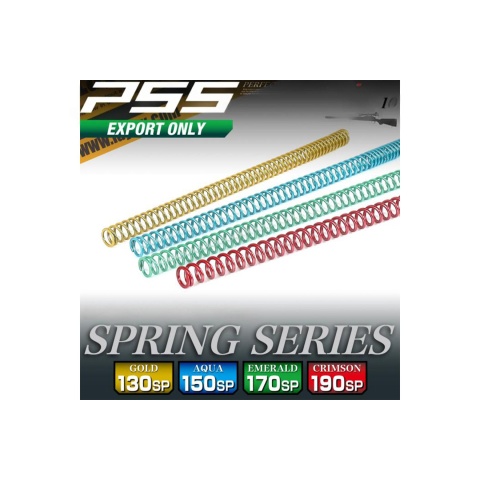 Laylax PSS10 Color Coded Spring Series for Snipers (130SP Gold)