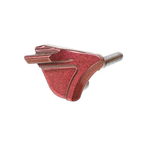Laylax Zanshin Custom Single Safety Lever for Hi-Capa GBB Airsoft Pistols (Color: Kurenai Red)