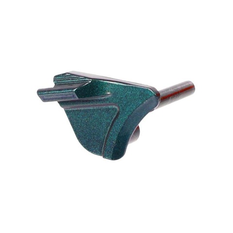 Laylax Zanshin Custom Single Safety Lever for Hi-Capa GBB Airsoft Pistols (Color: Midori Green)