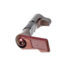 Laylax Zanshin Custom Magazine Catch for Hi-Capa GBB Airsoft Pistols (Color: Kurenai Red)
