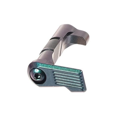 Laylax Zanshin Custom Magazine Catch for Hi-Capa GBB Airsoft Pistols (Color: Midori Green)