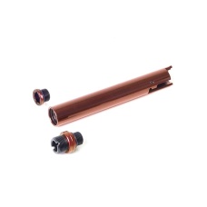 Laylax Zanshin 2 Way Fixed Non-Recoiling Outer Barrel for Hi-Capa Series GBB Airsoft Pistols (Color: Kurenai Red)