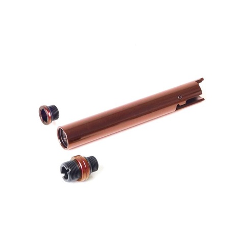 Laylax Zanshin 2 Way Fixed Non-Recoiling Outer Barrel for Hi-Capa Series GBB Airsoft Pistols (Color: Kurenai Red)