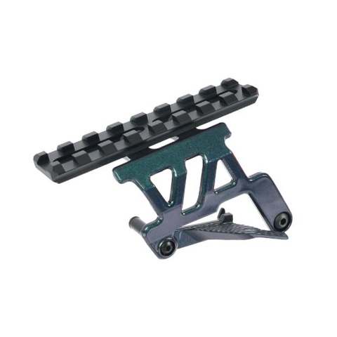 Laylax Aluminum Zanshin Scope Mount Base for Tokyo Marui Hi-Capa 5.1 & 4.3 Series GBB Pistols (Color: Midori Green)