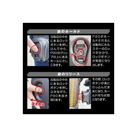 Laylax P90 Quick Holster