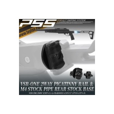 Laylax VSR-ONE 2 Way Picatinny & M4 Buffer Tube Adapter Stock Base