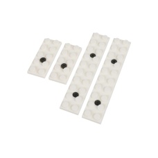 Laylax Block M-LOK Rail Cover Set (Color: White)