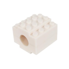 Laylax Block Series 14mm CCW Flash Hider (Color: White)