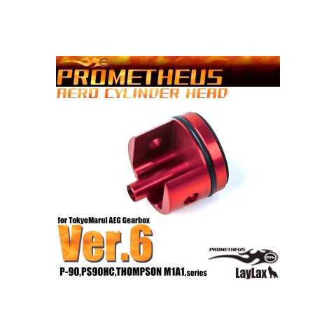 Laylax Aero Cylinder Head for P90, PS90HC, and M1A1 AEGs (V6)