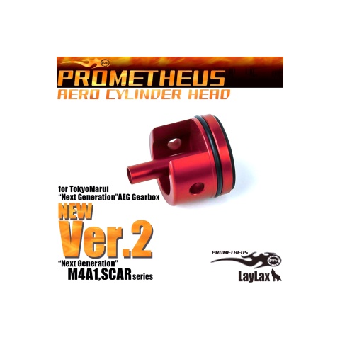 Laylax Aero Cylinder Head for Nexct Gen. M4A1 and Scar AEGs (New V2)
