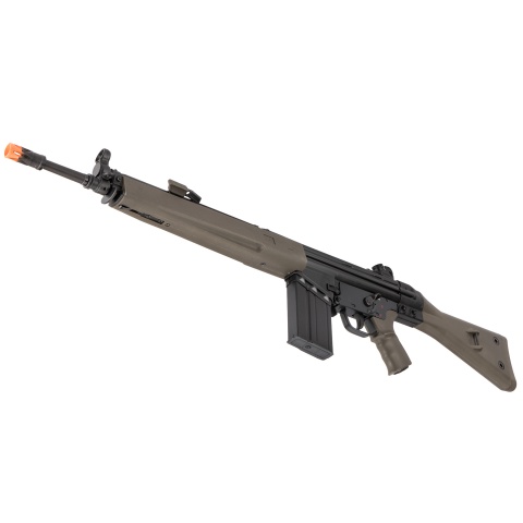 LCT LC-3A3 Full Size AEG Airsoft Rifle with Wide Handguard (Color: Black & OD Green)