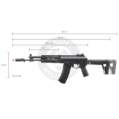 LCT LCK-19 AEG Rifle w/ Side-Folding Adjustable Stock