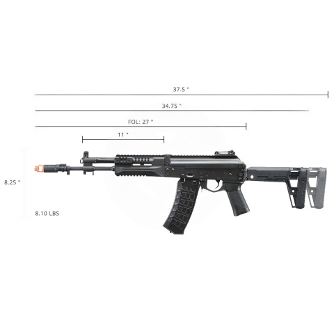 LCT LCK-19 AEG Rifle w/ Side-Folding Adjustable Stock