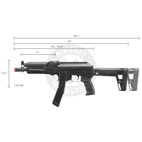 LCT Airsoft LPPK-20 SMG AEG Rifle with Electric Blowback Bolt (EBB)