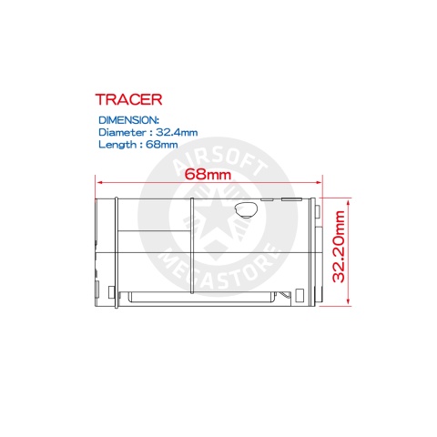 LCT Airsoft PBS-1 Silencer with Tracer Unit