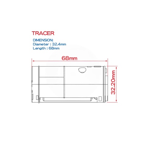 LCT Airsoft PBS-1 Silencer with Tracer Unit