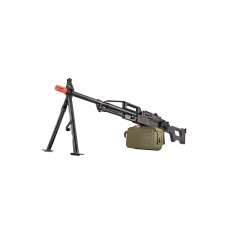 LCT PKP Airsoft AEG Light Machine Gun - BLACK