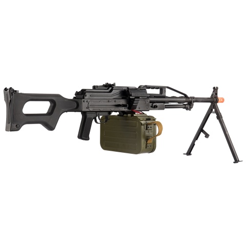 LCT PKP Airsoft AEG Light Machine Gun - BLACK