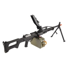 LCT PKP Airsoft AEG Light Machine Gun - BLACK