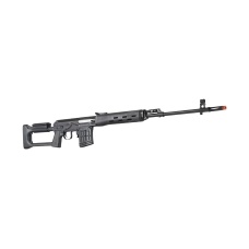 LCT SVD Dragunov Electric Airsoft Sniper Rifle (Color: Black)