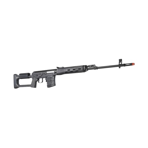 LCT SVD Dragunov Electric Airsoft Sniper Rifle (Color: Black)