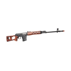 LCT SVD Dragunov Electric Airsoft Sniper Rifle w/ Real Wood Furniture (Color: Wood)