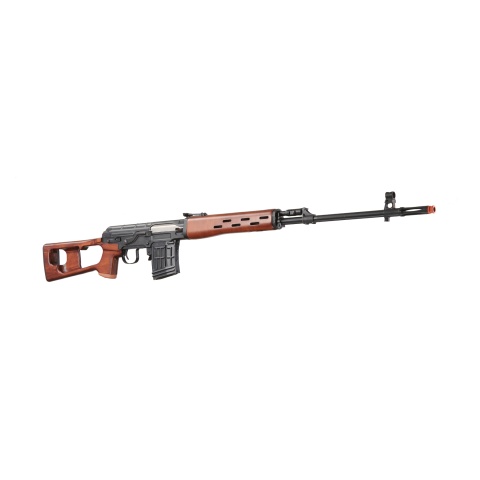 LCT SVD Dragunov Electric Airsoft Sniper Rifle w/ Real Wood Furniture (Color: Wood)