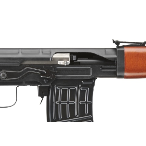 LCT SVD Dragunov Electric Airsoft Sniper Rifle w/ Real Wood Furniture (Color: Wood)