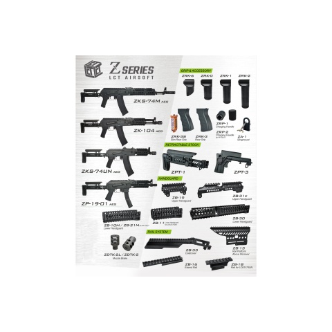 LCT Z-Series B-11 AK-74 Classic Handguard (Black)