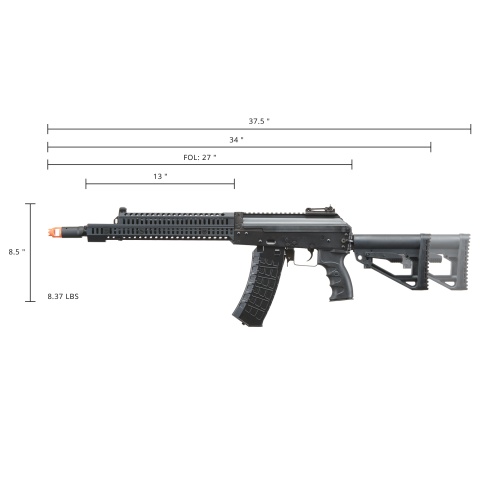 LCT Airsoft ZK12 Tactical Assault EBB AEG with Z-Sport 13
