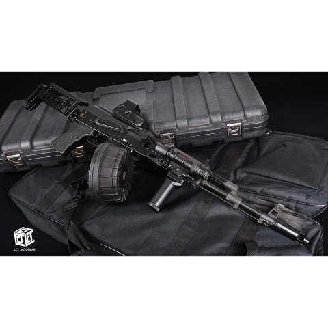 LCT ZKS-74M AK AEG Rifle w/ Folding Stock (Black)