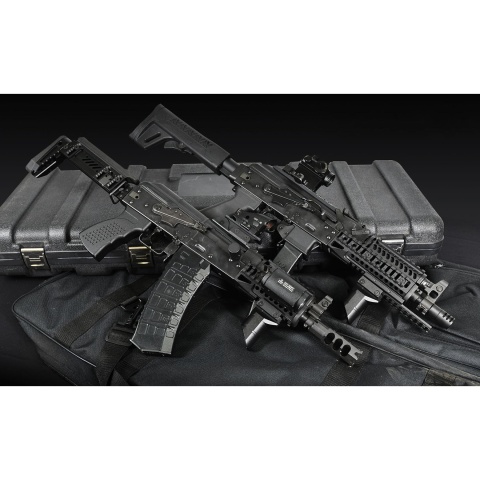 LCT ZKS-74UN AK AEG Rifle w/ Folding Stock (Black)