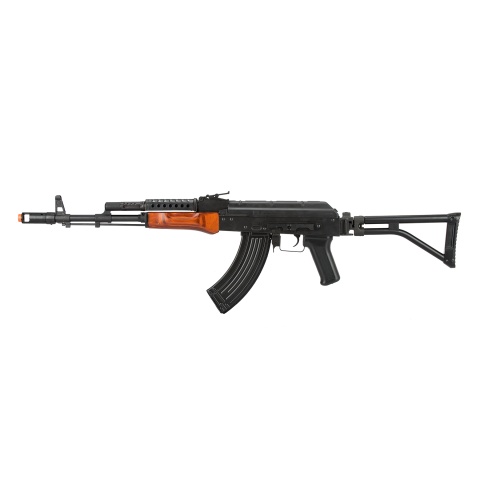 LCT Airsoft G-03 NV Full Metal AEG with Real Wood & Side Folding Stock (Black & Wood)