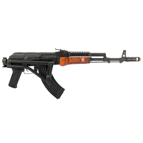LCT Airsoft G-03 NV Full Metal AEG with Real Wood & Side Folding Stock (Black & Wood)