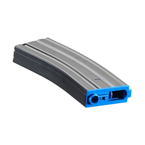 Lancer Tactical Metal Gen 2 300 Round High Capacity Airsoft Magazine for M4/M16 (Color: Black & Blue)