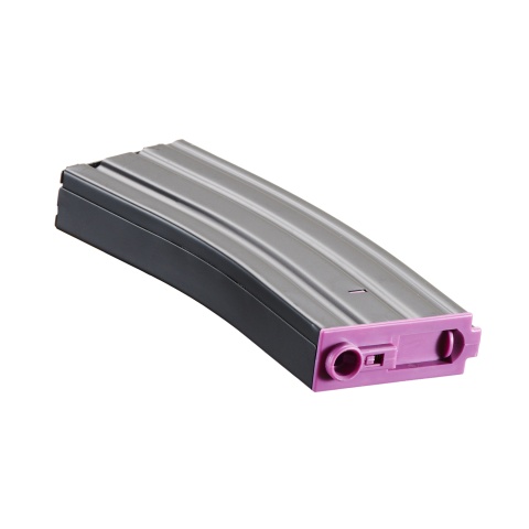 Lancer Tactical Metal Gen 2 300 Round High Capacity Airsoft Magazine for M4/M16 (Color: Black & Purple)