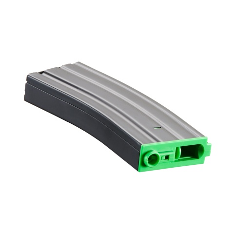 Lancer Tactical Metal Gen 2 300 Round High Capacity Airsoft Magazine for M4/M16 (Color: Black & Green)
