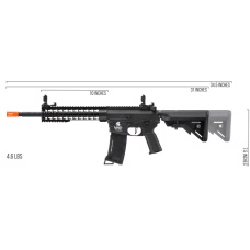 Lancer Tactical Gen 3 Keymod M4 Evo AEG Airsoft Rifle (Color: Black)