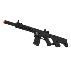 Lancer Tactical LT-15BBL-G2 Gen 2 AEG Rifle with Alpha Stock and Mock Suppressor (Black)