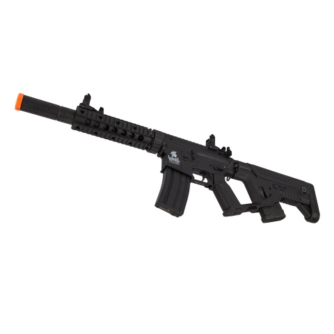 Lancer Tactical LT-15BBL-G2 Gen 2 AEG Rifle with Alpha Stock and Mock Suppressor (Black)