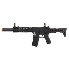 Lancer Tactical LT-15BDL-G2 Gen 2 M4 Carbine with PDW Stock and Mock Suppressor (Black)
